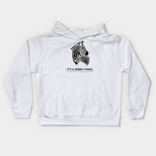 Ehlers Danlos Syndrome It's A Zebra Thing Kids Hoodie